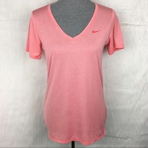 ✨Nike Pro Striped Pink & White Top